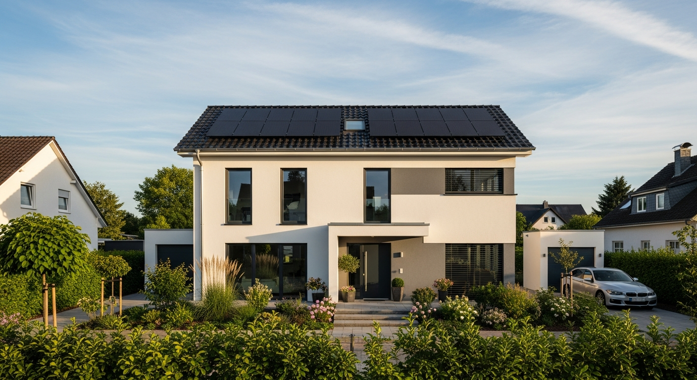 Neubau eines Effizienzhaus 40 mit Förderung
